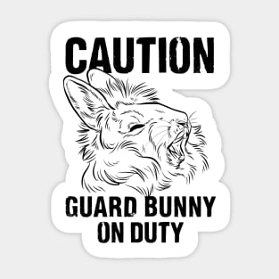 Bunny Guard Sticker